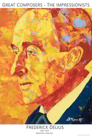 cover Frederick Delius Poster 16 x 24